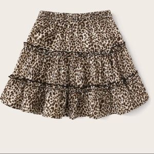Cheetah Print Skirt